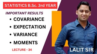 Statistics BSc 3rd Year  Covariance of Discrete Random Variables  Important Results [upl. by Trueman]