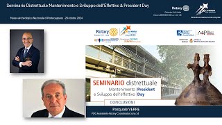 SEMINARIO distrettuale Mantenimento e Sviluppo dell’effettivo President Day [upl. by Nnairrek]