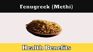 10 Amazing Fenugreek Seeds Benefits [upl. by Huda]