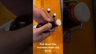 How to install a glass flip top bottle [upl. by Robson]