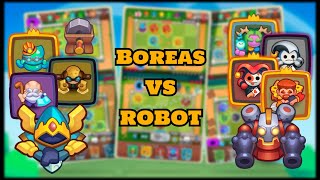 Rush Royale  Boreas deck vs Robot deck [upl. by Coster736]