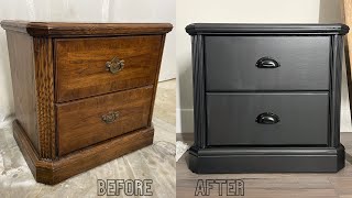 How to Paint Furniture Black [upl. by Vaasta]