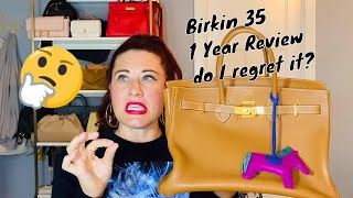 1 Year With Hermes Birkin 35 Is It Worth The Splurge Review amp My Honest Thoughts [upl. by Frodeen]