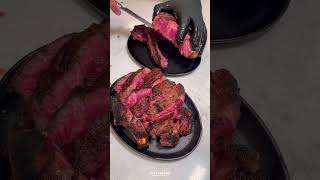 Peter Luger Style Steak Recipe  Over The Fire Cooking by Derek Wolf [upl. by Aisena]