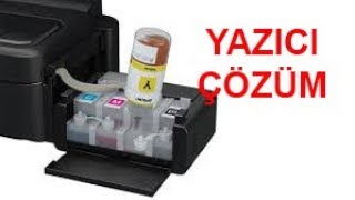 Epson l386 hortumlar hava yapmış nasıl yapılır Epson printer error [upl. by Hagan874]