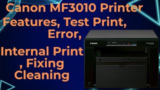 Canon MF3010 printer features  test print error internal print fixing cleaning  bestprintershop [upl. by Seldun]