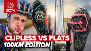 Could A 100km Bike Ride Change My Mind On Flat Pedals [upl. by Misaq]