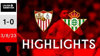 El resumen de la victoria del Sevilla FC sobre el Real Betis en México [upl. by Trixy]