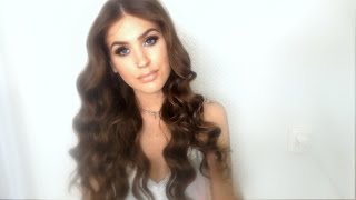 ♡ Heatless Hollywood inspired curls  waves no heat hair tutorial ♡ [upl. by Brooke302]