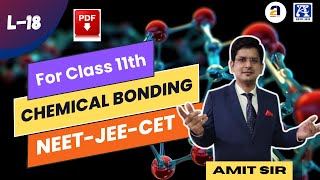 Vander Waals force of Attraction Chemical Bonding L18 By Amit SirJEE NEET CET ASQUARE Academy [upl. by Attiuqehs]