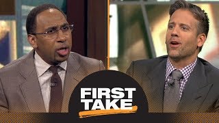 Stephen A and Max react to Jerry Jones comments on national anthem policy  First Take  ESPN [upl. by Madigan]