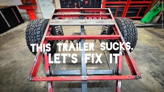 Budget Harbor Freight OffRoad Trailer Build Making An Overland Trailer On The Cheap [upl. by Upshaw]