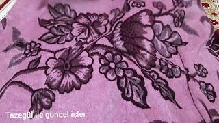 Battaniye nasıl katlanırKendin Yapev düzeniBlanket folding techniquesТехника складывания одеял [upl. by Euqinot394]