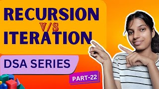 Recursion vs Iteration Which is Better recursion iteration [upl. by Nellaf]