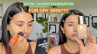 Estee Lauder Double Wear Foundation Review On Dry Skin [upl. by Deadman]