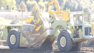 Detroit Powered Terex TS14 Twin Motor Scraper Working at Wheels at Wanaka 2023 [upl. by Aldridge]