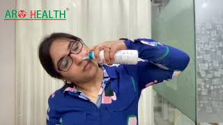 Quick Guide to use Nasal wash and Nasal Spray [upl. by Adnamar]