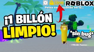 ¡1 BILLÓN de FUERZA sin BUG😱💀  ROBLOX [upl. by Clea437]