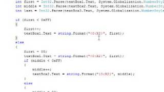 C Hex Counter the Easy Way [upl. by Ssecnirp]