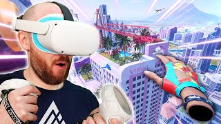 The Climb 2 On Oculus Quest 2  Climbing A SKYSCRAPER In VR [upl. by Waldos822]