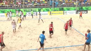 Denmark vs Qatar  2014 IHF Mens Beach Handball World Championship [upl. by Jeth816]