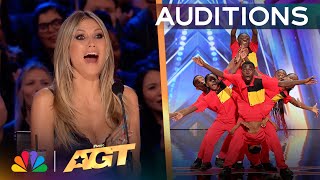 Ugandan Dance Group Hypers Kids Africa Brings quotThe PERFECT Auditionquot  Auditions  AGT 2024 [upl. by Atinihc807]