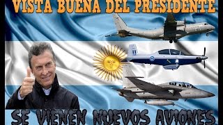 Vista buena del Presidente para reequipar la Fuerza Aerea [upl. by Outlaw399]