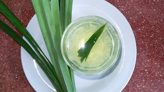 Pandan leaves teahomemade pandan leaves tea🌿🌿 [upl. by Suoivart]