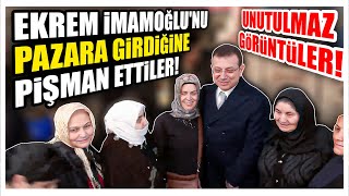 AKPli Kadınların Yoğun İlgisi İmamoğlu Pazarda Zor Anlar Yaşadı [upl. by Mohammad]