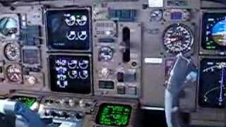 767300ER cockpit Atlantic crossing [upl. by Swagerty]