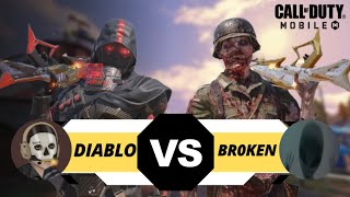 Who is the best in cod mobile  br0ken vs Diablo codm 🔥 [upl. by Remy]