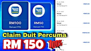 cara claim kredit eWallet RM150 touch n go terbaru 2024  Buat 1 task dapat RM30 [upl. by Nerrak]