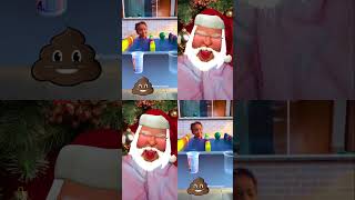 Santa reacts 🎅challenge santaclaus santa [upl. by Rabush380]