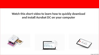 How to Download and Install Acrobat DC on Your Computer [upl. by Halda]