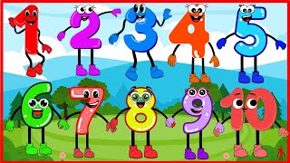 Learn French  French Numbers  Learning to count 1 to 10 in French  Les chiffres [upl. by Valma]