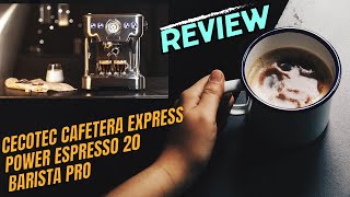 Cecotec Cafetera Express Power Espresso 20 Barista [upl. by Salvador]