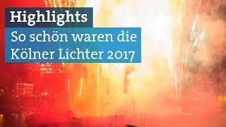 Kölner Lichter 2017 So schön war das kölsche Feuerwerk [upl. by Platt120]