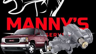 2006 GMC Yukon Power Steering Gear Box Replacement The easy way ‼️😱 [upl. by Nohj294]