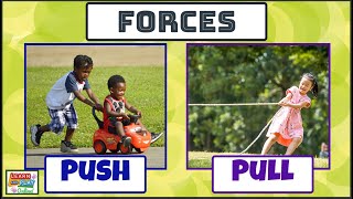 Forces Push and Pull Motions for Kids [upl. by Hegyera]