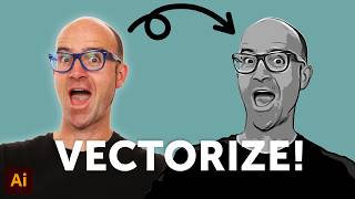 How to Vectorize an Image in Illustrator  Updated for 2024 [upl. by Corbie]