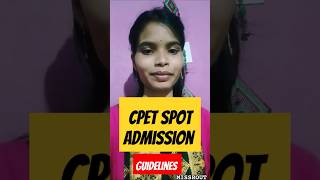 Cpet spot admission phase II details 2024cpet spot selection process 2024phase 2 pg admission 2024 [upl. by Nnailuj468]