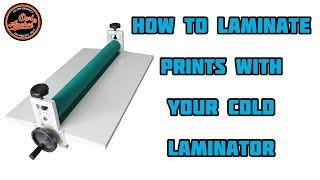 How to laminate prints with your cold laminator￼ [upl. by Ttelrats]