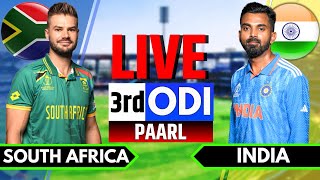 India vs South Africa 3rd ODI  Live Score amp Commentary  India vs South Africa Live IND vs SA Live [upl. by Rehpotsirc]