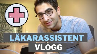 En dag på jobbet som läkarassistent  Läkarstudent VLOGG [upl. by Kcirrag]