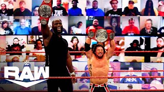 AJ Styles amp Omas vs The New Day Raw Tag Team Title Match  WWE Raw Highlights 50321  WWE on USA [upl. by Ahsiet845]