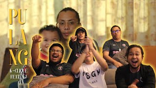 PULANG  GNELLO SOMEAN amp MK KCLIQUE feat AJ OFFICIAL MUSIC VIDEO REACTION  Serabut React [upl. by Stephanie46]