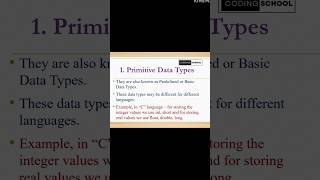 Primitive and Abstract Data Types  7 Data Structures and Algorithms in Java [upl. by Hcurab]