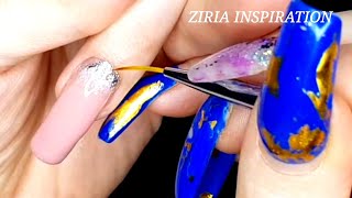 الدرس 29 طريقة تزيينالظفر🤔 بطريقة سهلة 🥰🥰والنتيجة واو 🤩💖 NAIL ART🥰💅 [upl. by Niamart]