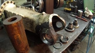 Forklift Axle Housing Repair [upl. by Urana]