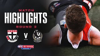 St Kilda v Collingwood Highlights  Round 2 2024  AFL [upl. by Roee]